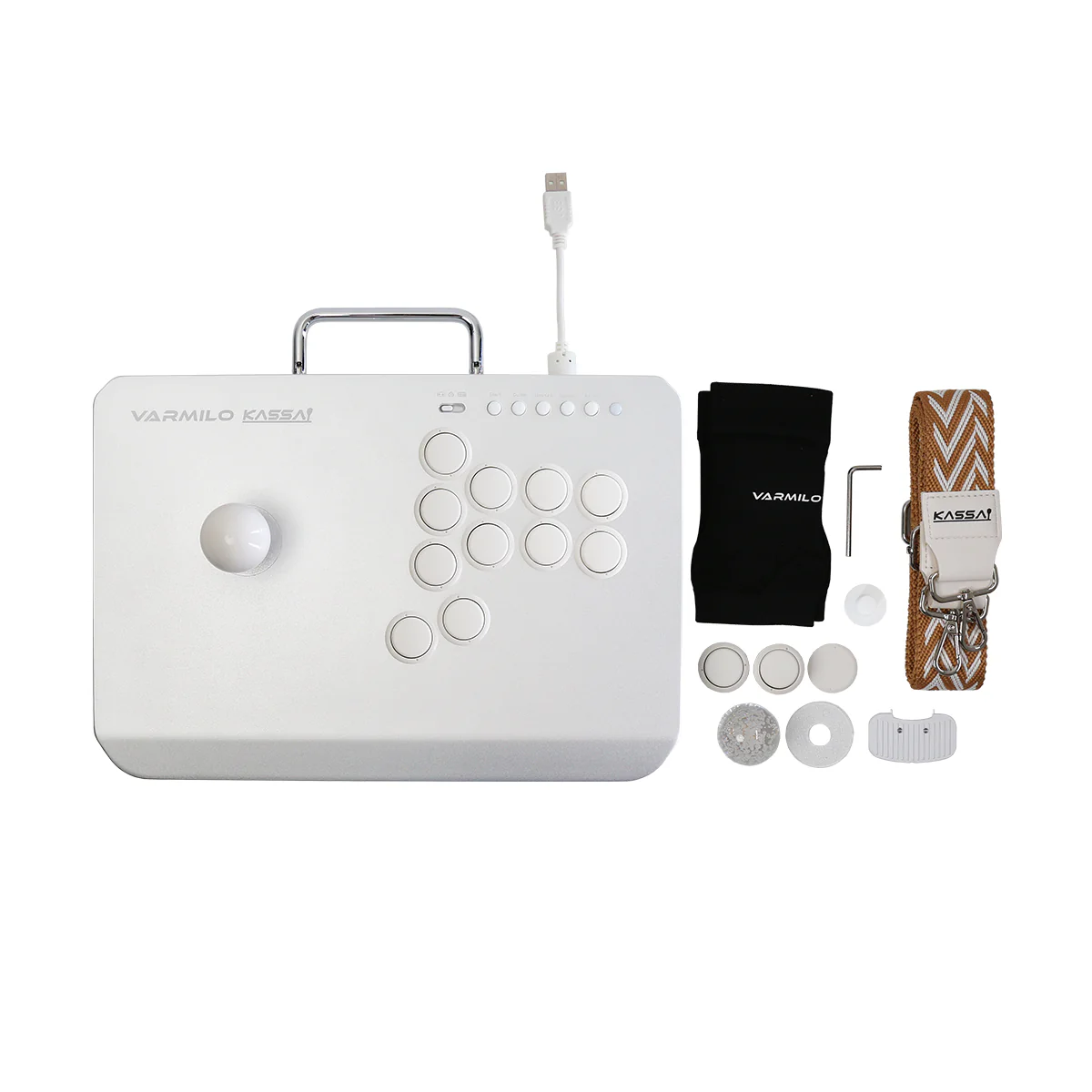 VARMILO KASSAI Lunar Silver Arcade Joystick Controller for Fighting Games - Image 7